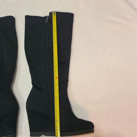 Lane Bryant Black Boots Size 9W - Picture 5 of 10